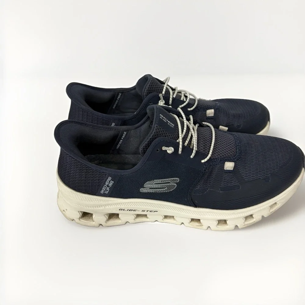Skechers Glide-Step Pro Hands Free Slip-ins Men's 11.5 Wide Navy 232930W T5